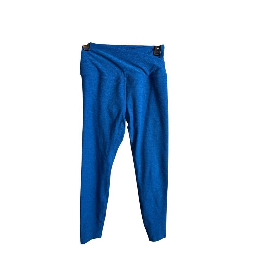 BEYOND YOGA MEDIUM SPACEDYE AT YOUR LEISURE LEGGINGS WATERFALL BLUE